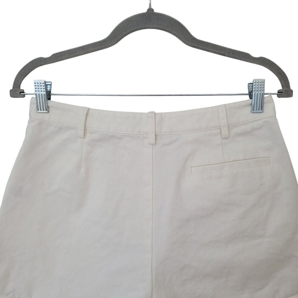 Nili Lotan Augusta Cotton Twill Shorts Womens Size 6 Made In USA - Picture 4 of 8